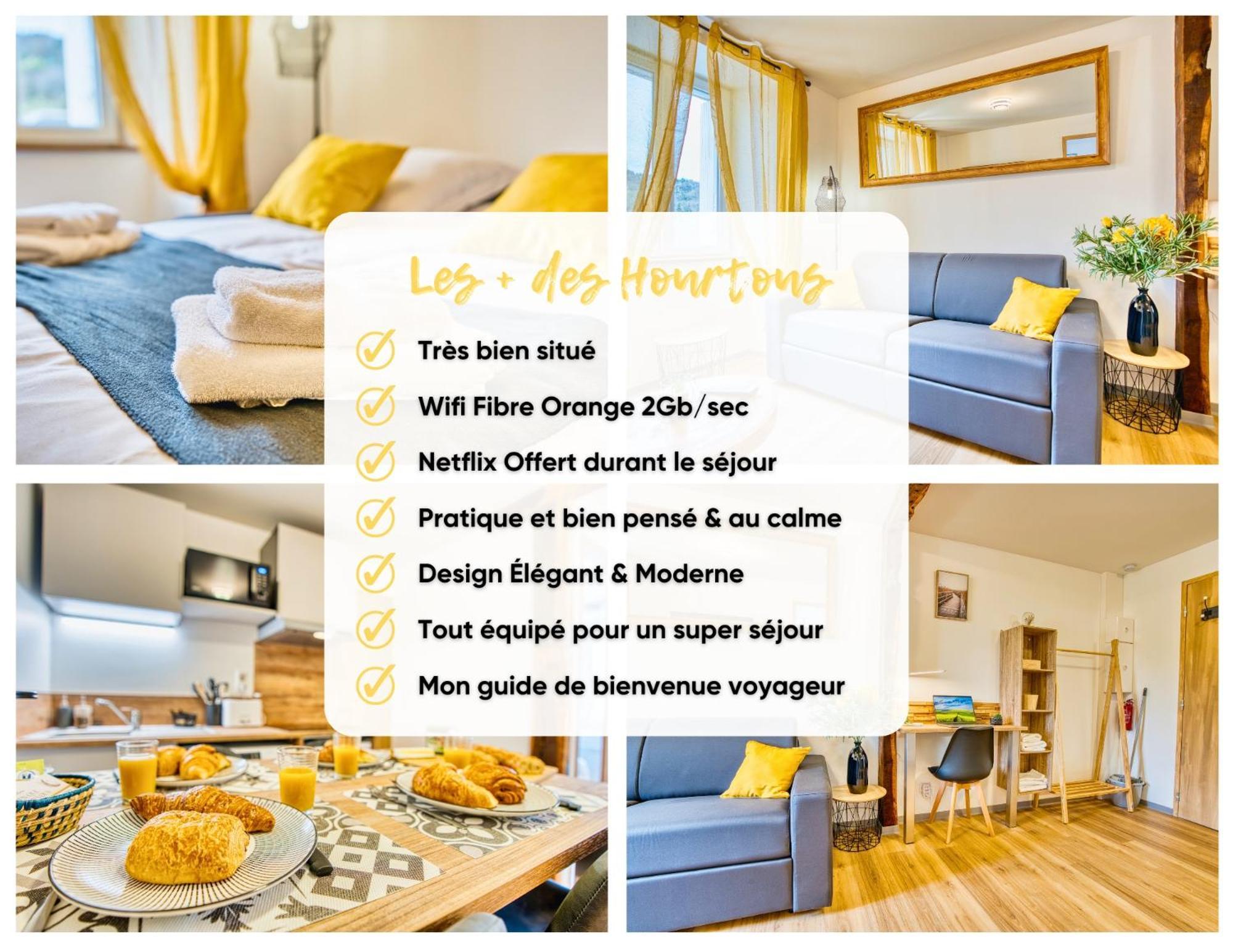 Les Hourtous Netflix Wi-Fi Fibre Terasse 4 Pers Leilighet Banassac Eksteriør bilde
